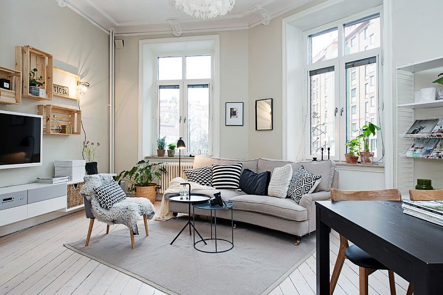 Scandinavian-style living rooms - MY UNIQUE HOME